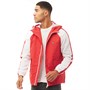 Lyle And Scott Vintage Mens Colour Block Jacket Dark Red