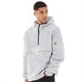 Lyle And Scott Vintage Heren 1/4 Ritssluiting Overhead Jas Zilvergrijs