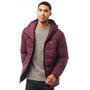 Lyle And Scott Vintage Mens Wadded Jacket Burgundy
