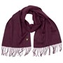Lyle And Scott Vintage Mens Plain Lambswool Scarf Burgundy