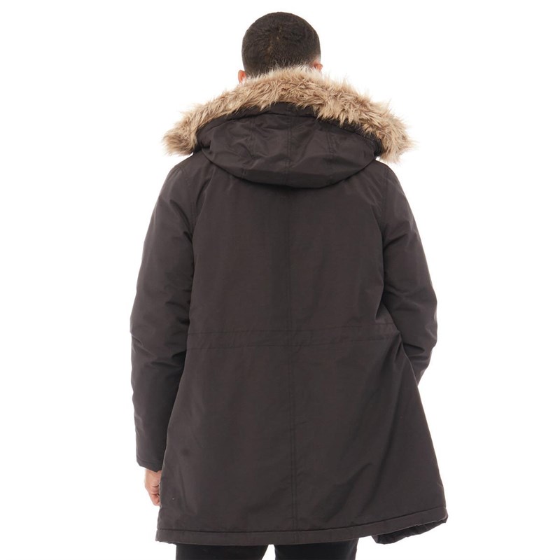 Lyle And Scott Vintage Mens Winter Weight Microfleece Jacket True Black