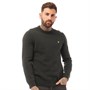 Lyle And Scott Vintage Pull à Col Ras-du-Cou Homme Vert Bouteille