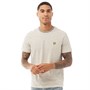 Lyle And Scott Vintage Męskie Stripe T-Shirt Szary Margielowy