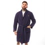 Lyle And Scott Vintage Robe de Chambre Homme Bleu Marine Foncé