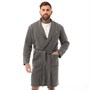 Lyle And Scott Vintage Heren Kamerjas Gemeleerd Donkergrijs