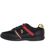 LUKE 1977 Mens Driscoll Trainers Black/Luke Gold/Dark Red