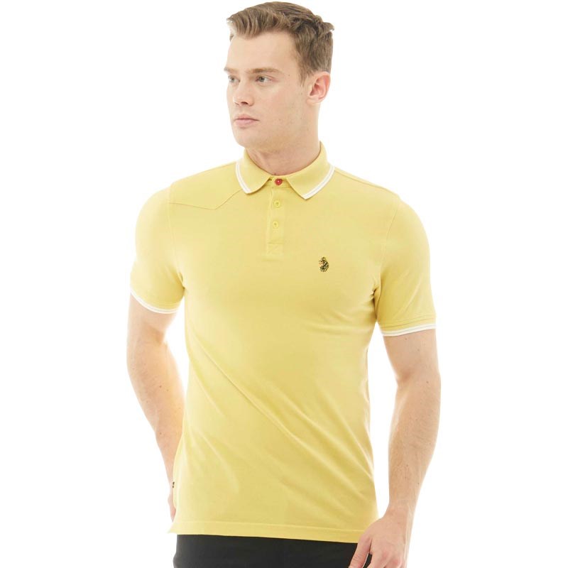 mens lemon polo shirt