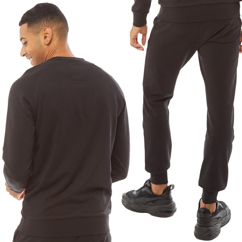 LUKE 1977 Mens New Guy Tracksuit Black