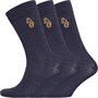 LUKE 1977 Herren Antiki Solid Lion Socken Navy