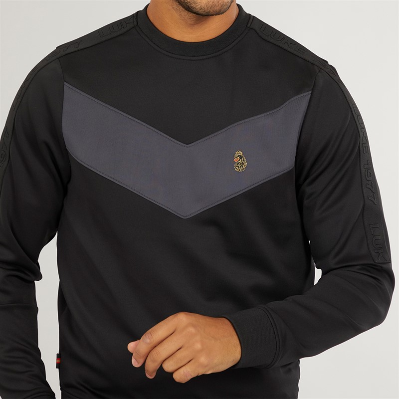 LUKE 1977 Mens Casa Tracksuit Black