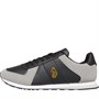 LUKE 1977 Mens Fach Trainers Black/Grey/White/Delacreme