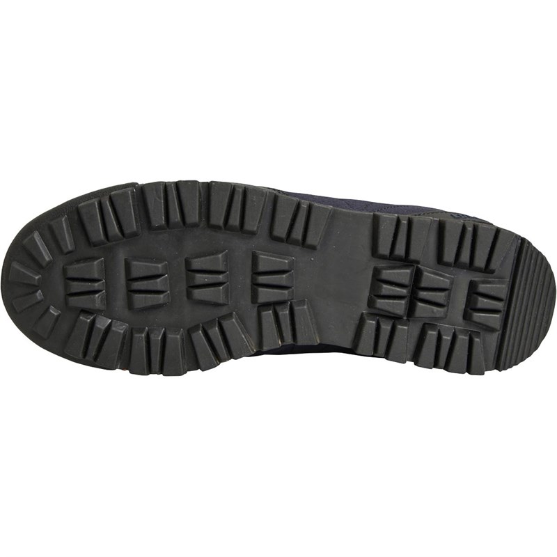 LUKE 1977 Mens Idris Trainers Navy/Black/Bright Orange