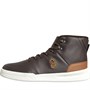 LUKE 1977 Mens Waun Hi Top Trainers Brown/Tan