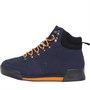 LUKE 1977 Mens Fawr Hi Top Trainers Navy/Orange/Black