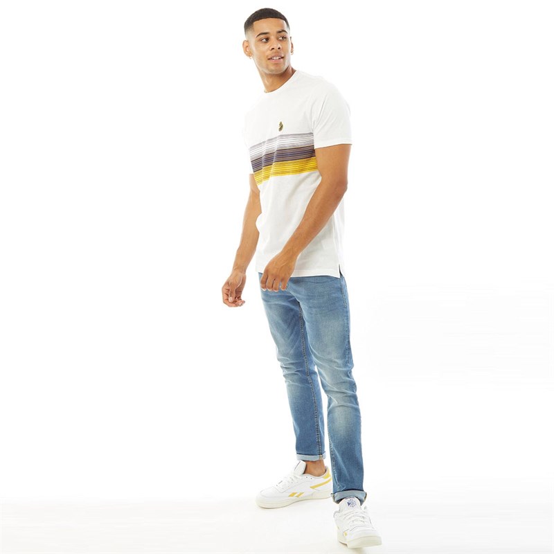 LUKE 1977 Mens Nashville Printed T-Shirt Golden Harvest