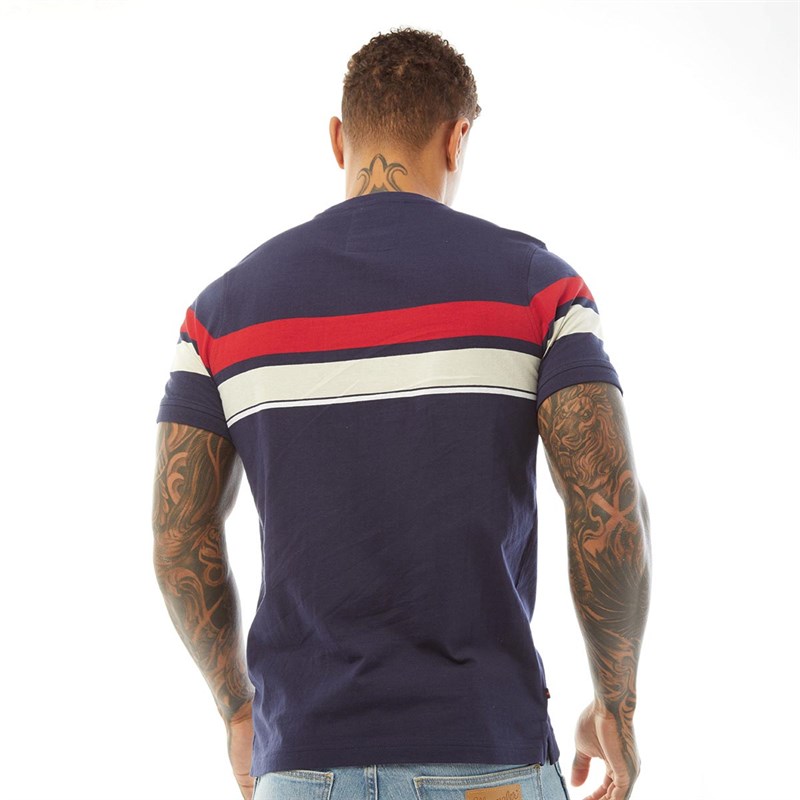 LUKE 1977 Mens Rio De Brazillia T-Shirt Navy