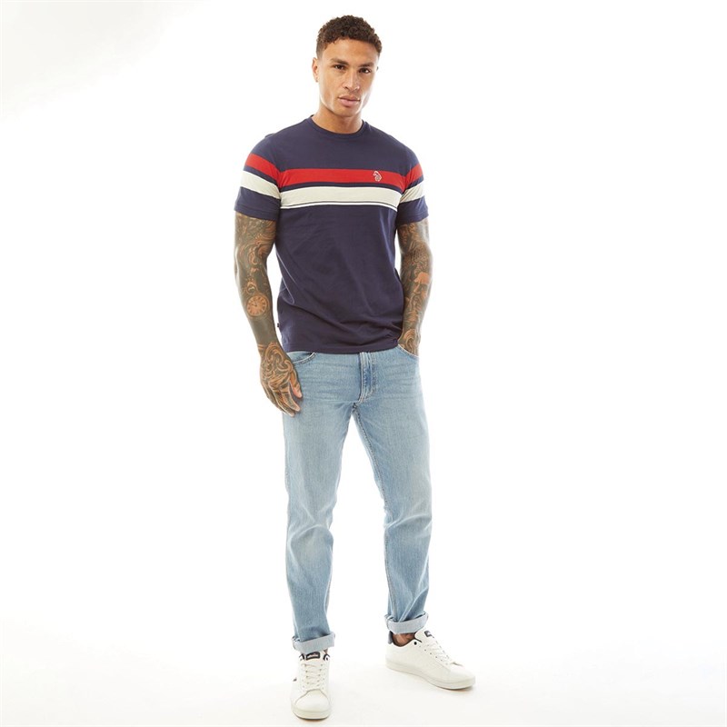 LUKE 1977 Mens Rio De Brazillia T-Shirt Navy