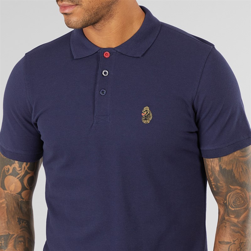 LUKE 1977 Heren Williams Polo’s met korte mouwen Marineblauw