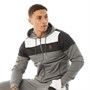 LUKE 1977 Mens Baldur Hoodie Mid Grey/Black/White B