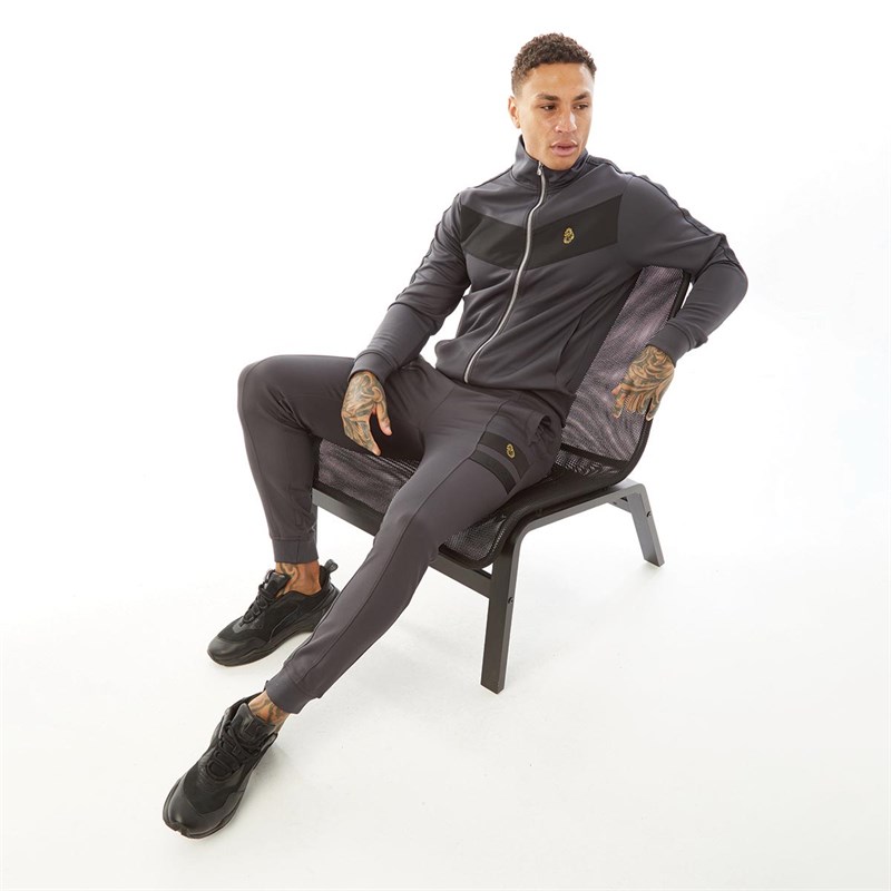 LUKE 1977 Mens Pacos Tot Joggers Charcoal/Black