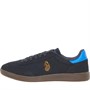 LUKE 1977 Mens Berg Trainers Dark Grey/Cobalt Blue
