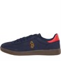 LUKE 1977 Mens Berg Trainers Navy/Red