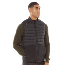 LUKE 1977 Mens Mr Bubbla 2 Gilet Black