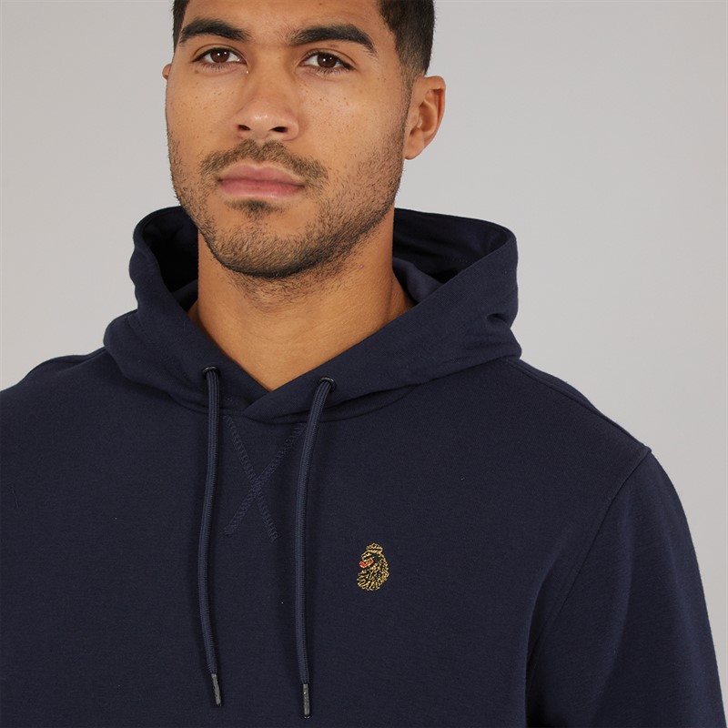 LUKE 1977 Mens Sneaker Freak Hoodie Navy