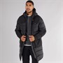 LUKE 1977 Mens Dreward Long Line Hooded Jacket Black
