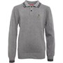 LUKE 1977 Boys Milk Long Sleeve Polo Grey