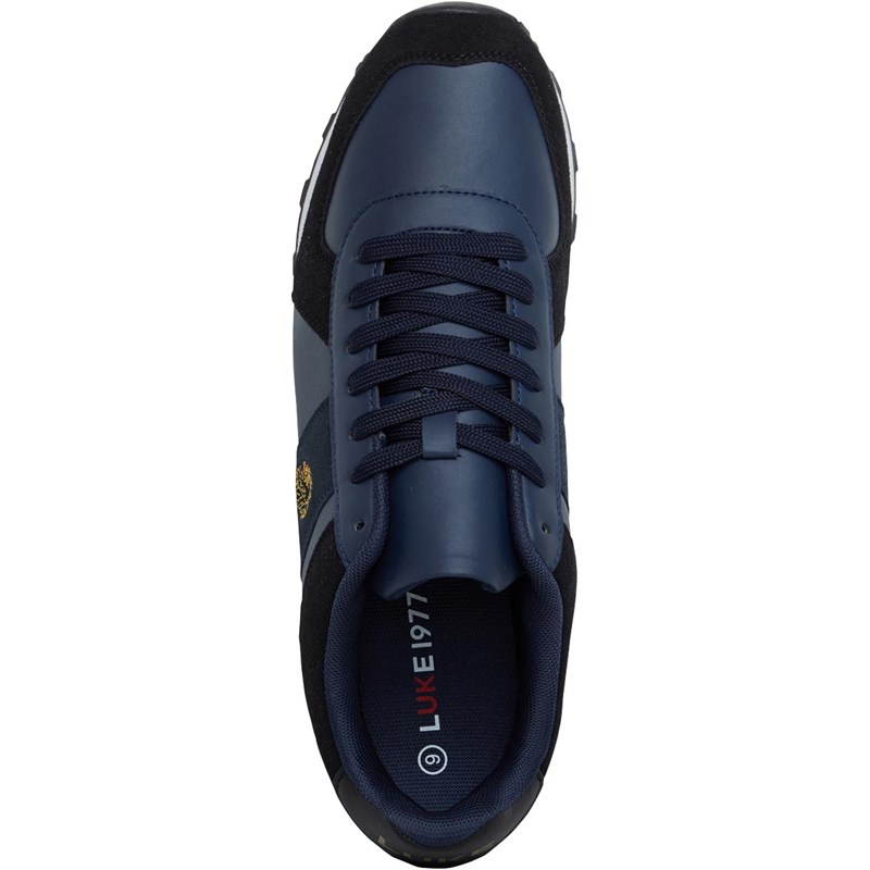 Buy LUKE 1977 Mens Fach Trainers Navy/Black/White