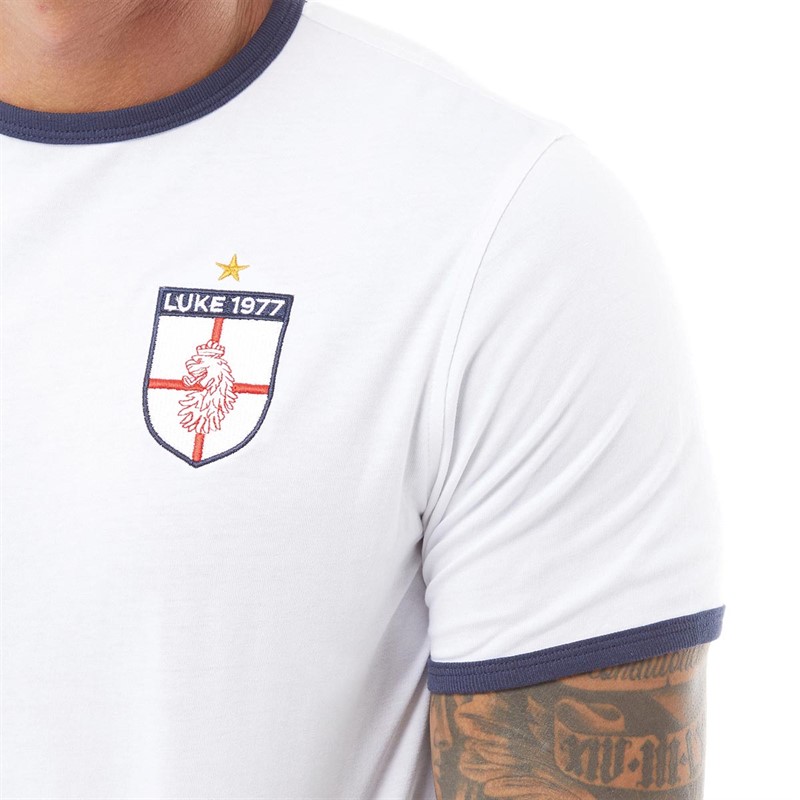 Buy LUKE 1977 Mens Bobbys Heros TShirt White