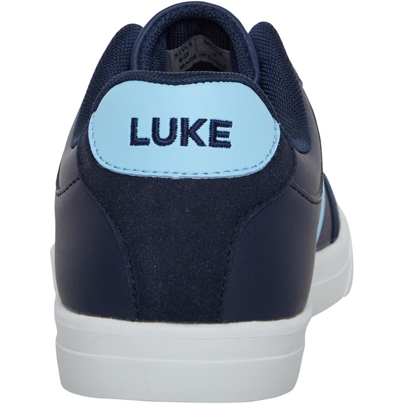 LUKE 1977 Mens Wells Trainers Navy/Blue