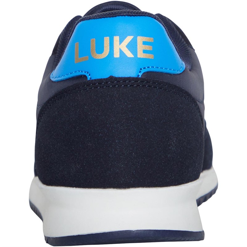 LUKE 1977 Mens Figg Trainers Navy/White/Blue
