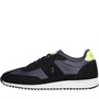 LUKE 1977 Mens Figg Trainers Black/Dark Grey/White/Yellow