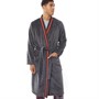LUKE 1977 Mens The Saint Dressing Gown Grey