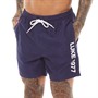 LUKE 1977 Mens Side On Logo Swim Shorts Navy/White
