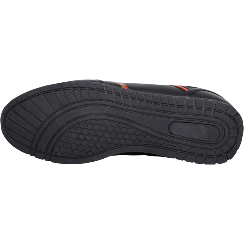 LUKE 1977 Mens Driscoll Trainers Black/Luke Red/Gold