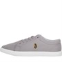 LUKE 1977 Mens Cullen Canvas Pumps Grey/White