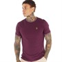 LUKE 1977 Mens Looper T-Shirt Claret/Blue