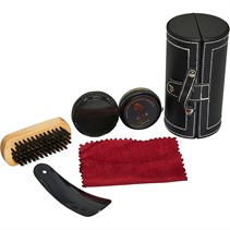 LUKE 1977 Mens Pikes Travel Shoe Kit Black
