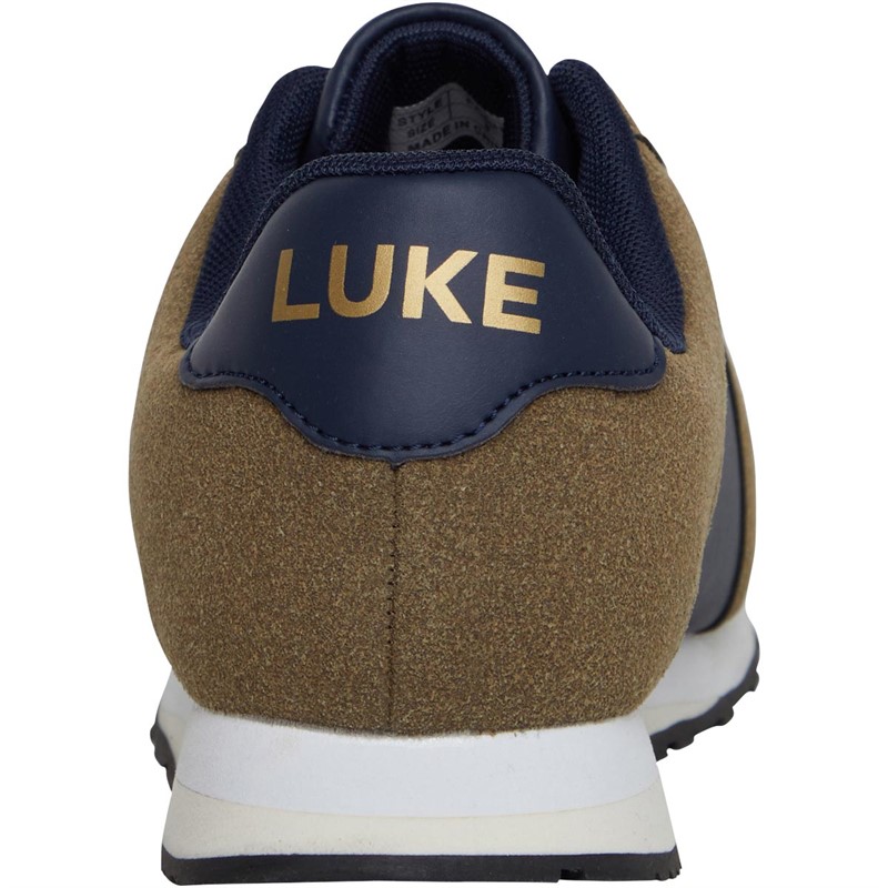 LUKE 1977 Mens Fach Trainers Khaki/Navy