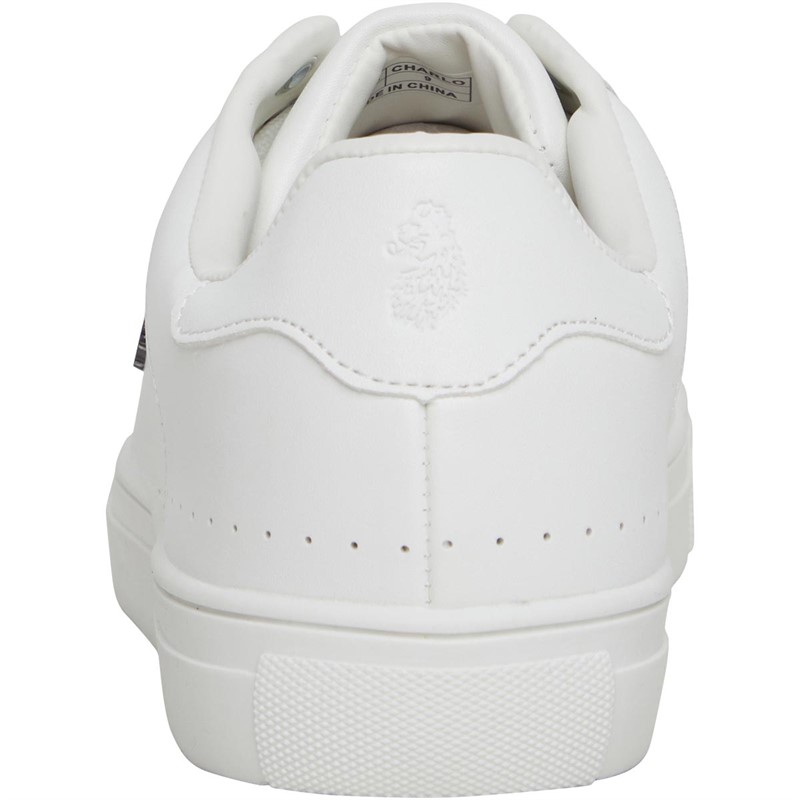 LUKE 1977 Mens Charlo Trainers White