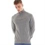 LUKE 1977 Mens Pretender 1/4 Zip Jumper Mid Grey B