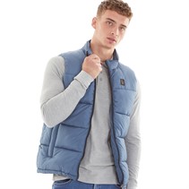 LUKE 1977 Mens Ataka Gilet Slate Grey