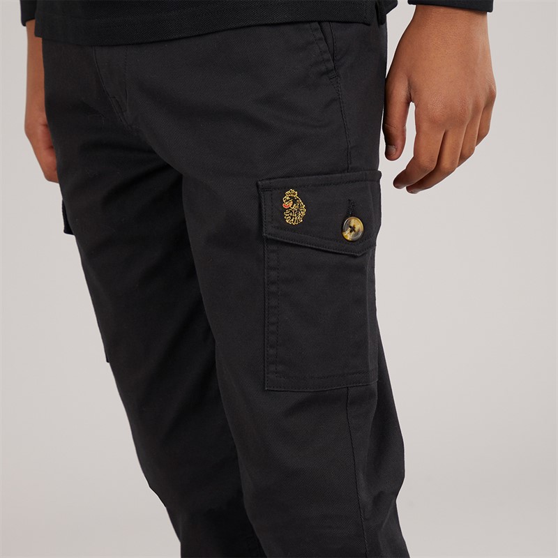 LUKE 1977 Jungen Future Cargohosen Schwarz
