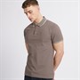 LUKE 1977 Mens Texas Tip Polo Mushroom