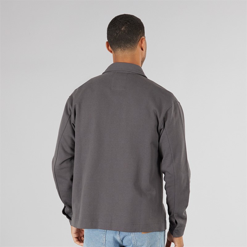 LUKE 1977 Mens Ibague Overshirt Charcoal