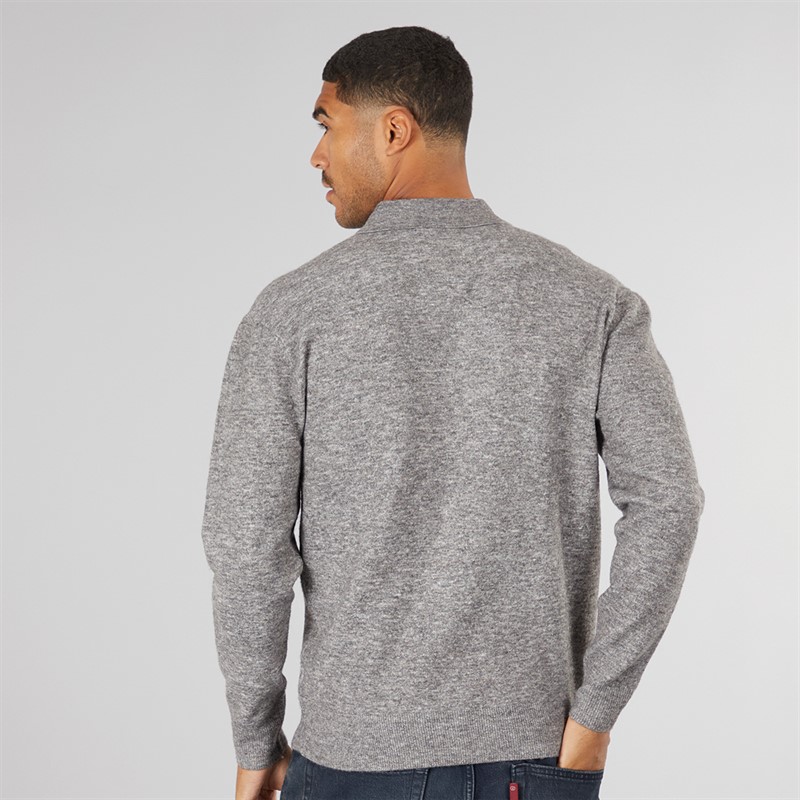 LUKE 1977 Mens Duitama Jumper Mid Marl Grey