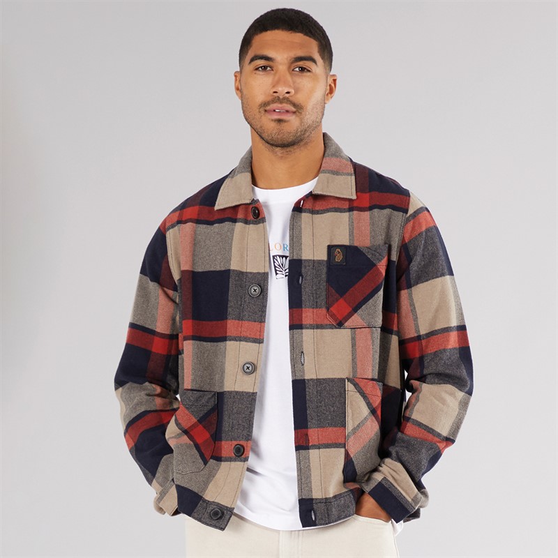 LUKE 1977 Mens Riohacha Overshirt Multi Check